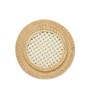 Cane Webbing Plate Liner Placemat (Beige)