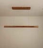 Cannula 36 Brown Wooden LED Hanging Lamp