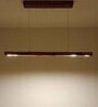 Cannula 36 Brown Wooden LED Hanging Lamp