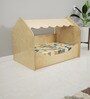 Canopy Tri Large Dog Bed in Natural Colour