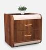 Canterbury Bedside Chest in Fortune Walnut Colour