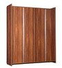 Canterbury Four Door Wardrobe in Fortune Walnut Colour