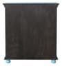 Cantrell Solid Wood Cabinet In Blue Distress Finish