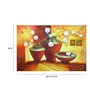 Canvas 36 x 0.2 x 24 Inch Ensemble Unframed Handpainted Art Painting