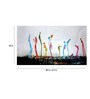 Multicolour Social Life Canvas Framed Acrylic Paint Hand Paintings