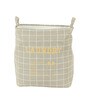 12 Ltr Beige Canvas Laundry Basket