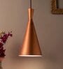 Canvas Copper Metal Hanging Light