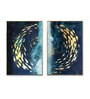 Canvas Fishes (Circle Of Life) Wall Painting