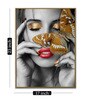 Canvas Framed Black & White Art Print