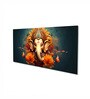 Canvas Framed Divine Lord Ganesa in oral aesthetic Wall Painting