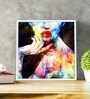 Century Rhythmic Multicolour Canvas Framed Art Print