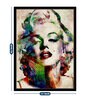 Canvas Framed Lady Art Print