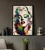 Canvas Framed Lady Art Print