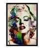 Canvas Framed Lady Art Print