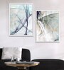 Canvas Framed Lady Modern Set Of 2 Art Print