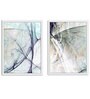 Canvas Framed Lady Modern Set Of 2 Art Print