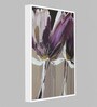 Canvas Framed Purple Floral Set Of 2 Art Print