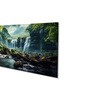 Canvas Framed Serene Forest wild Waterfall Wall Painting(24X48 Inch)