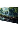 Canvas Framed Serene Forest wild Waterfall Wall Painting(18X36 Inch)