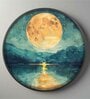 18 Inches Canvas Framed Moon Wall Art Painting