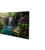 Canvas Framed Woodland Waterfall Serenity Wall Painting(12X24 Inch)