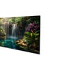 Canvas Framed Woodland Waterfall Serenity Wall Painting(24X48 Inch)