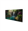 Canvas Framed Woodland Waterfall Serenity Wall Painting(12X24 Inch)