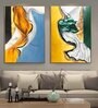 Canvas Fusion Of Colours Wall Painting