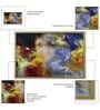 Canvas Fusion Of Colours Wall Painting