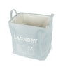 12 Ltr Off White Canvas Laundry Basket