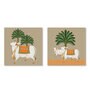 Kamdhenu Cow Wrap Around Canvas Wall Art Prints