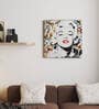 Canvas Painting Wall Art Print Marilyn Monroe Figure Collage Paintings for Home Set of 1, 24x24 Inch