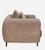 Canyon Fabric 1 Seater  Sofa in Light Grey Colour