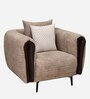 Canyon Fabric 1 Seater  Sofa in Light Grey Colour