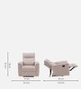 Canyon 1 Seater Manual Recliner In Beige Color