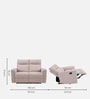 Canyon 2 Seater Manual Recliner In Beige Color