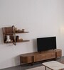 Capella TV Console for TVs in Natural Orix Finish