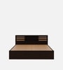 Caph King Size Bed In Columbian Walnut Colour
