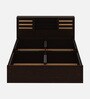 Caph Queen Size Bed In Columbian Walnut Colour With Box Storage