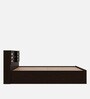 Caph Queen Size Bed In Columbian Walnut Colour With Box Storage