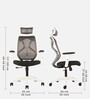 Capree Office Chair In White Finish Capree Office Chair In White Finish