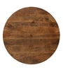 Capri Mango Wood Round Coffee Table in Tubbaq Finish Capri Mango Wood Round Coffee Table in Tubbaq Finish