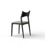Capsicum Nimbus Sheesham Wood Dining Chair in Black Finish