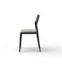 Capsicum Nimbus Sheesham Wood Dining Chair in Black Finish