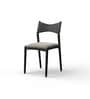 Capsicum Nimbus Sheesham Wood Dining Chair in Black Finish