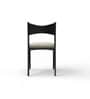Capsicum Nimbus Sheesham Wood Dining Chair in Black Finish