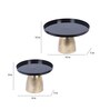 Capsule Black & Gold Buffet Riser