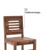 Capsule Chair Sheesham Wood Solid Wood Legs with Natural Grain Finish