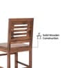 Capsule Chair Sheesham Wood Solid Wood Legs with Natural Grain Finish