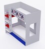 Captain America Bunk Bed in Grey Colour with Drawer Storage